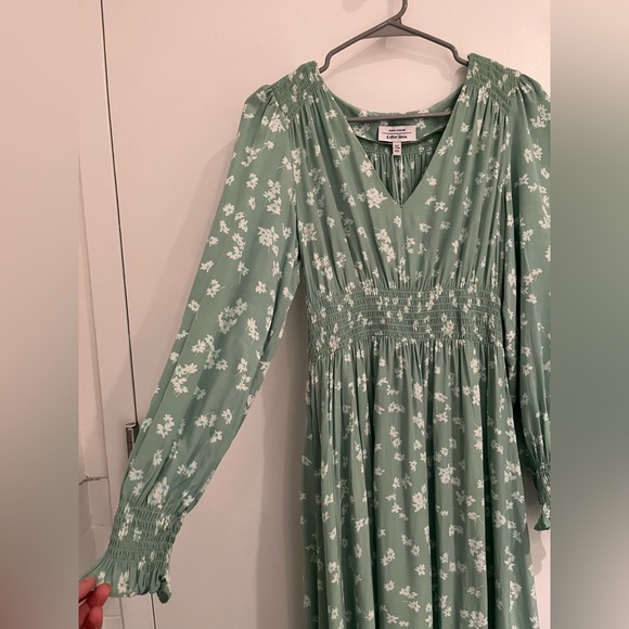 & OTHER STORIES Pleated Smock Midi Dress size 6 NWT - Picture 7 of 15